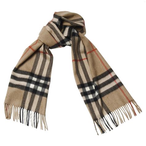 burberry camel check scarf